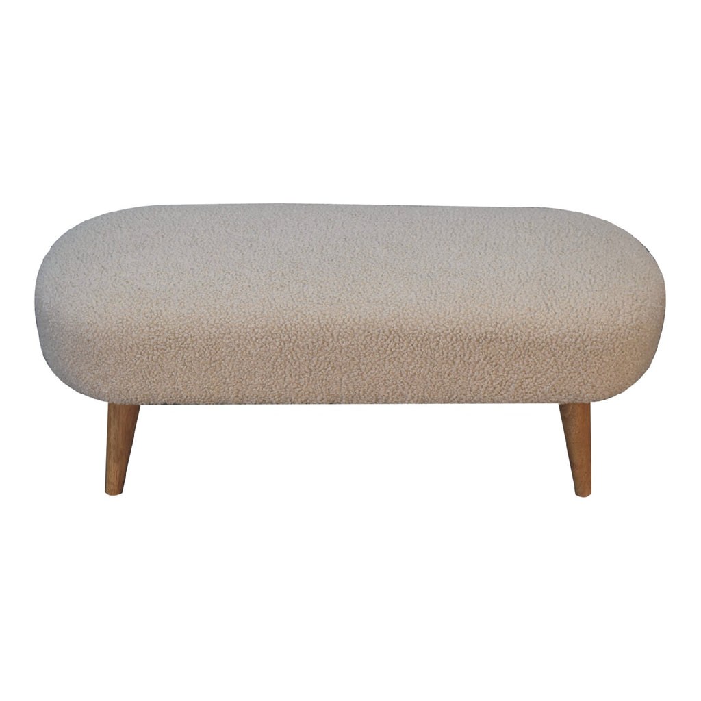 Banc bouclé