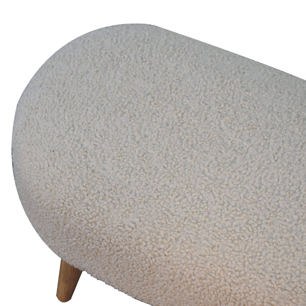 Banc bouclé