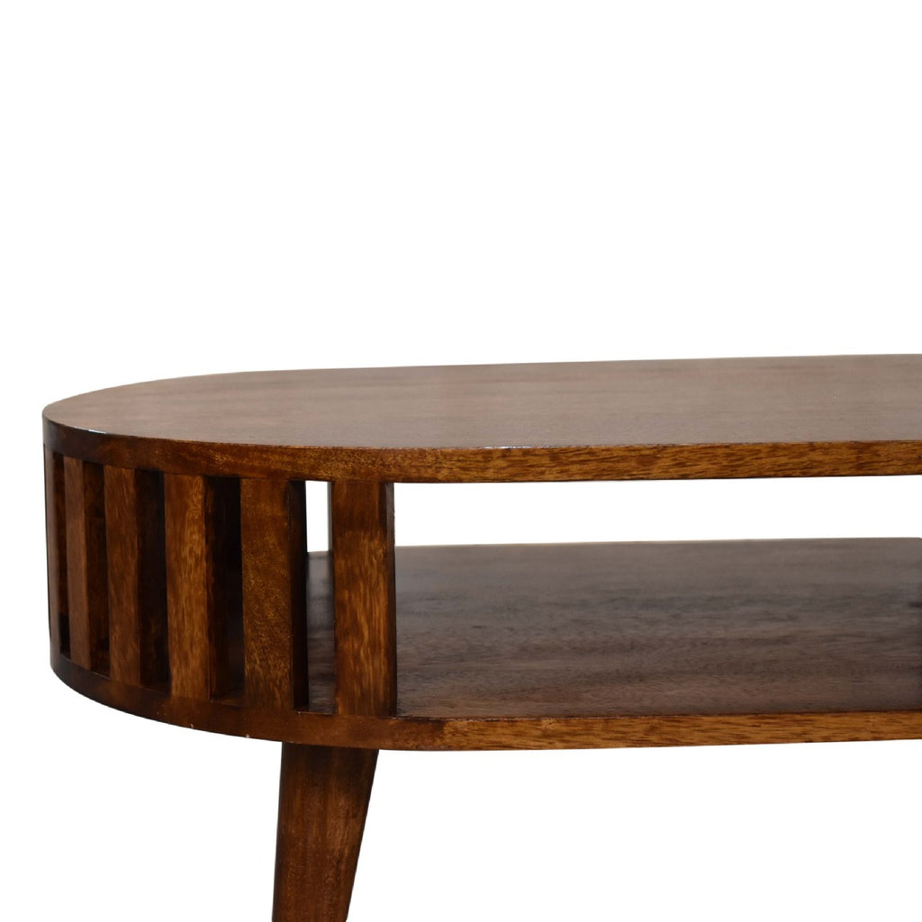 Table basse Ariella châtaigne