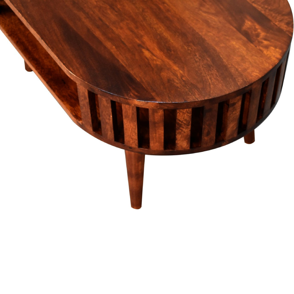 Table basse Ariella châtaigne