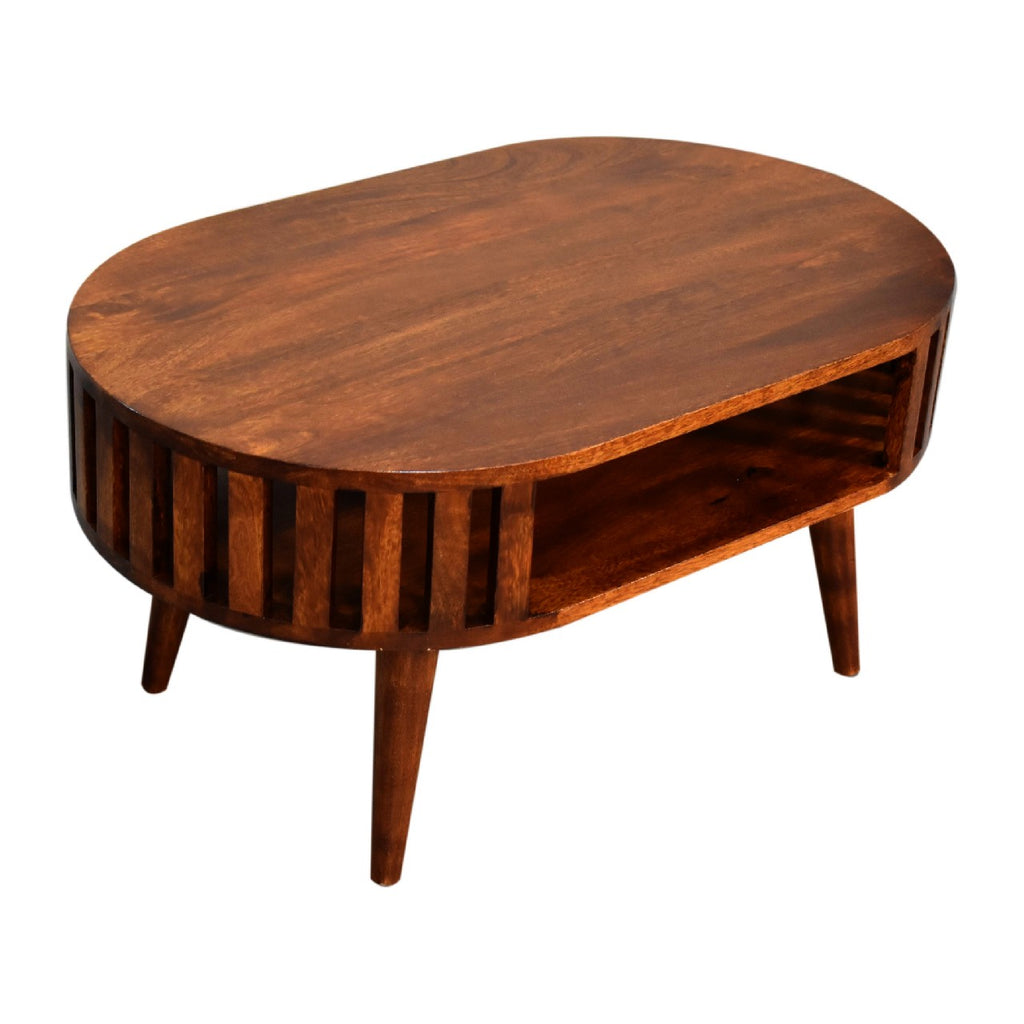 Table basse Ariella châtaigne