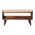 Banc bouclé scandinave