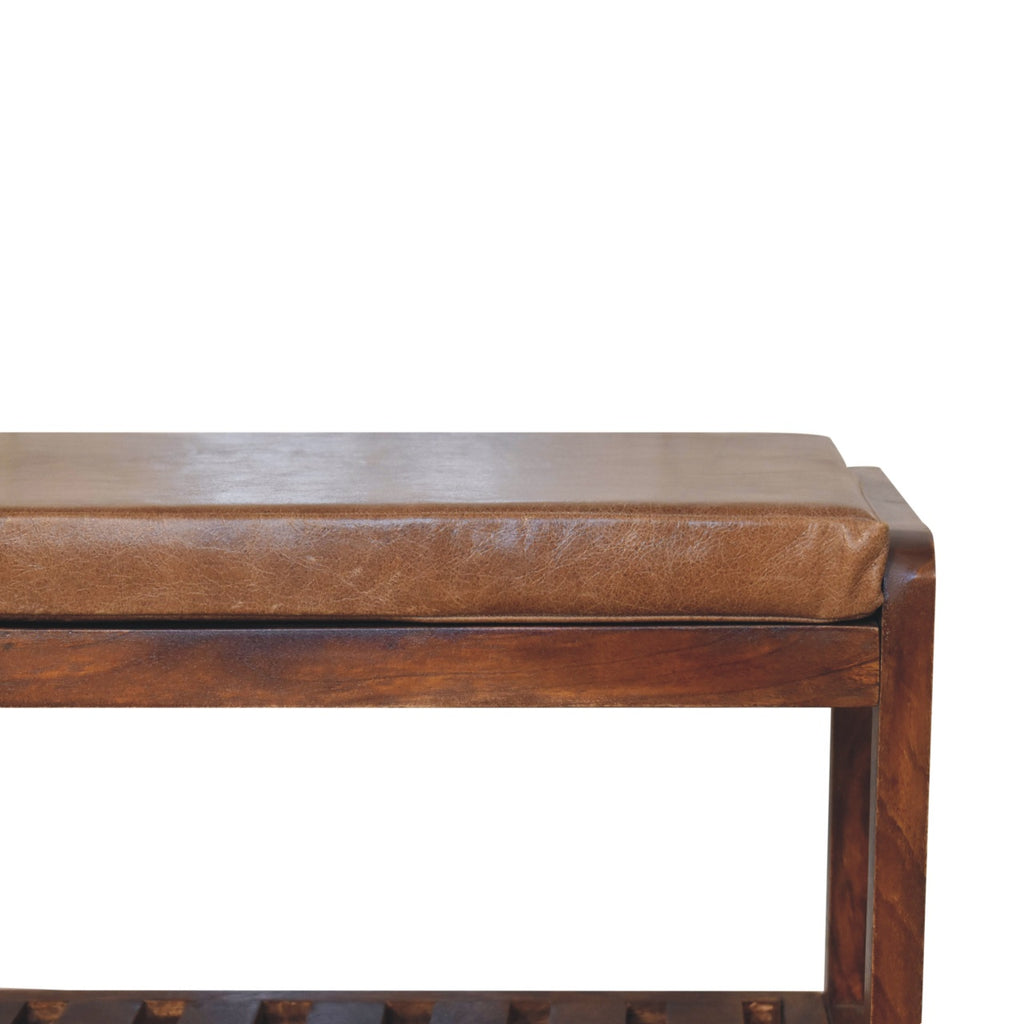 Banc buffle Slatted