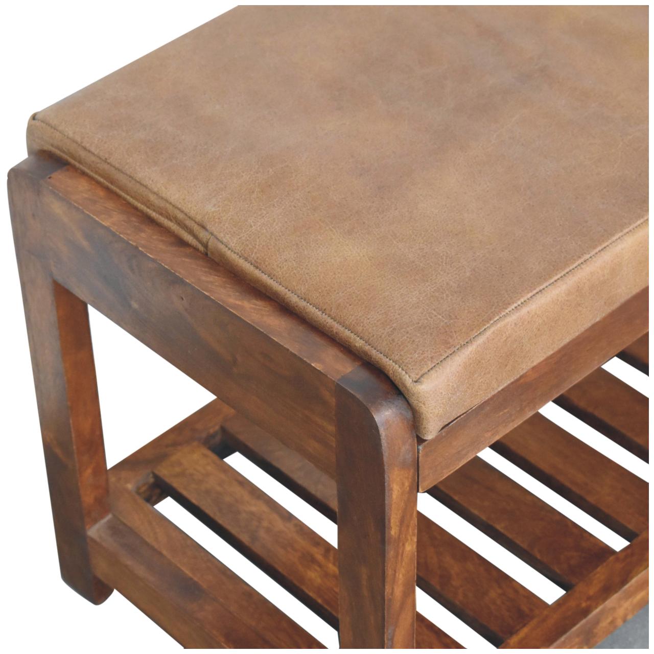 Banc buffle Slatted