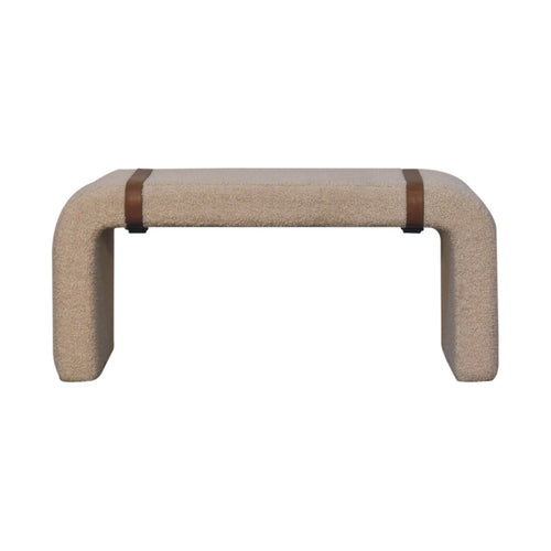 Banc bouclé cuir Strap