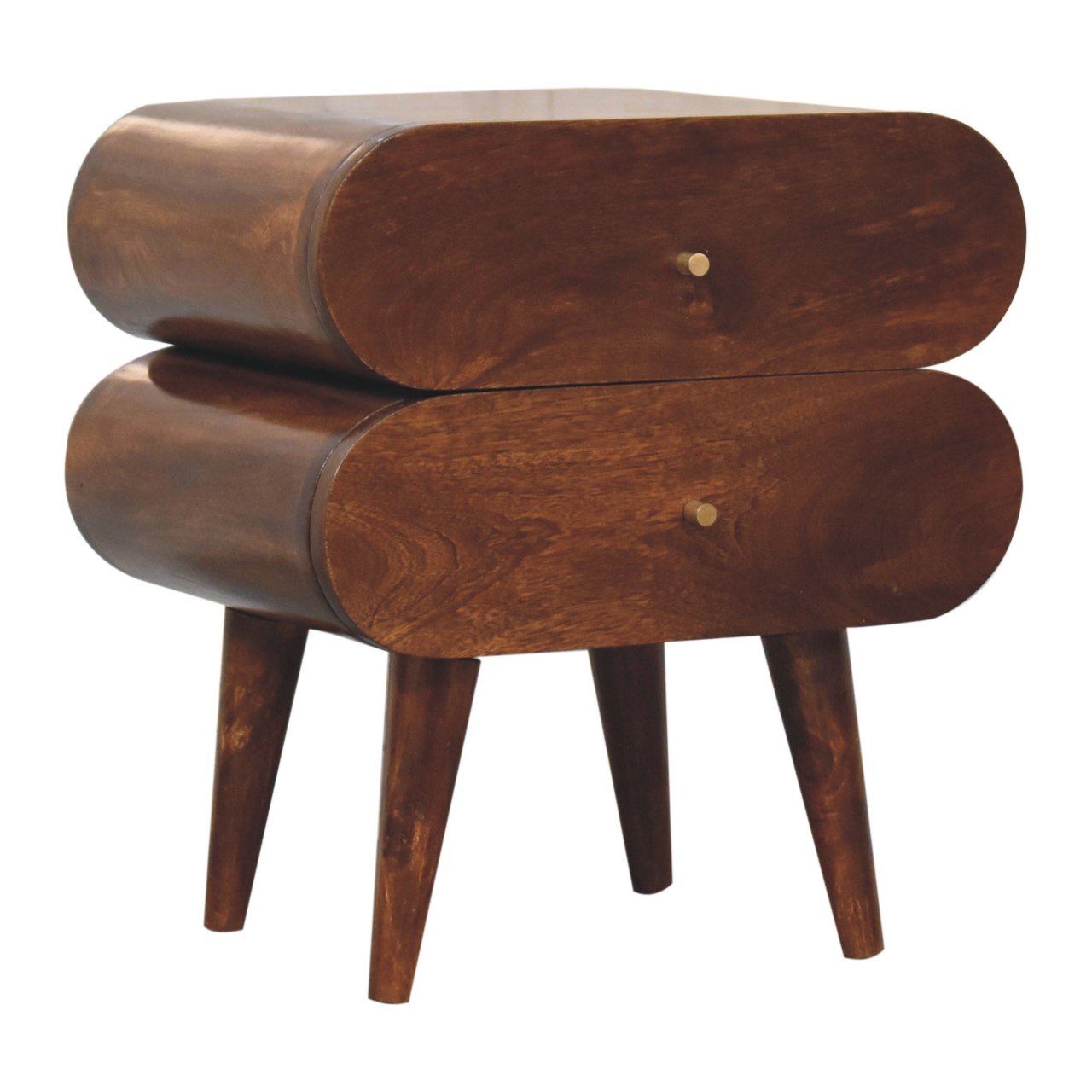 Table de chevet Bubble châtaigne