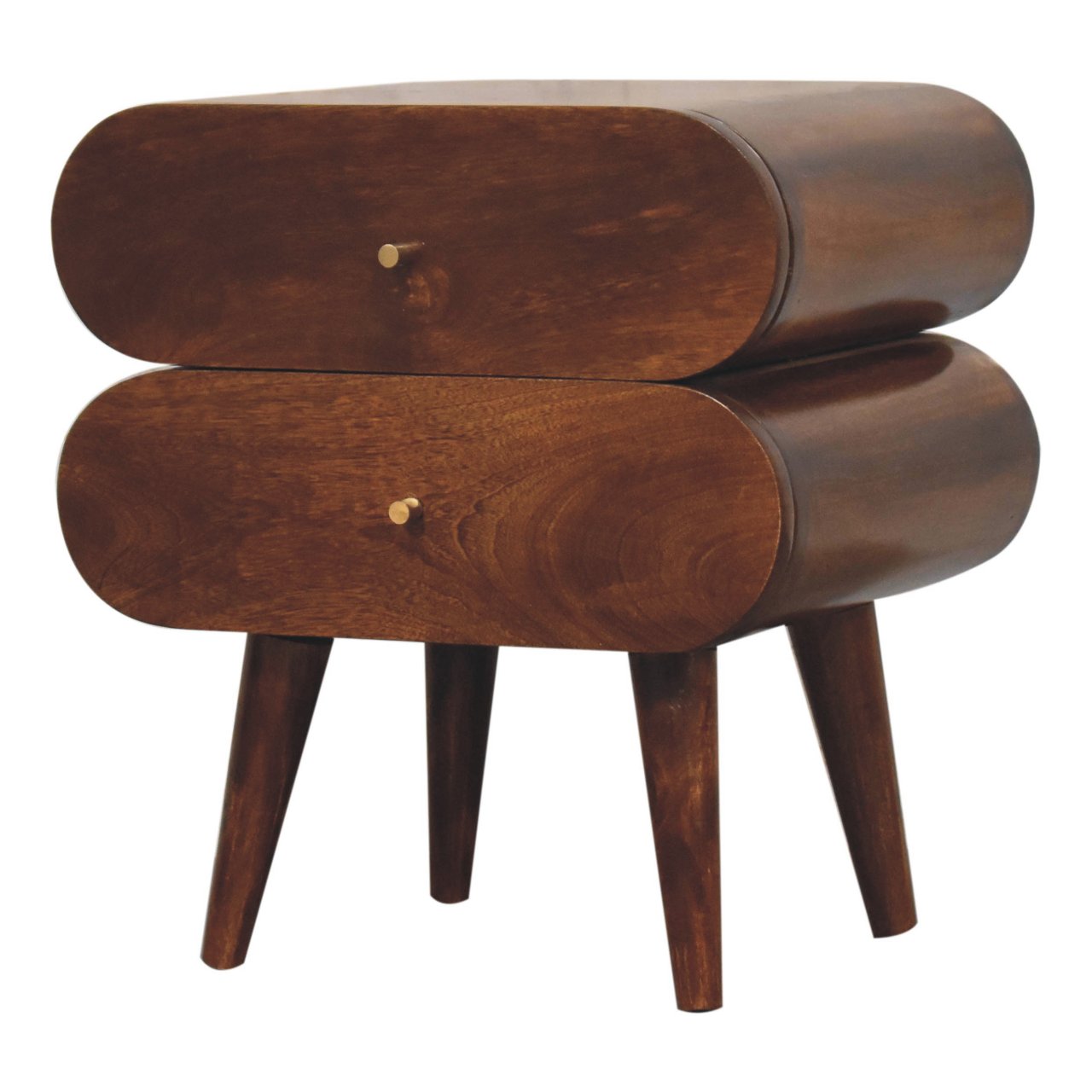 Table de chevet Bubble châtaigne