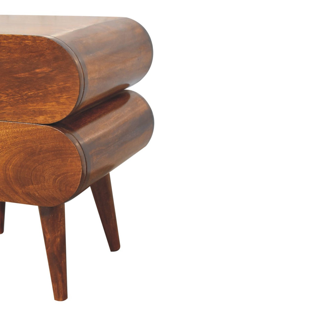 Table de chevet Bubble châtaigne