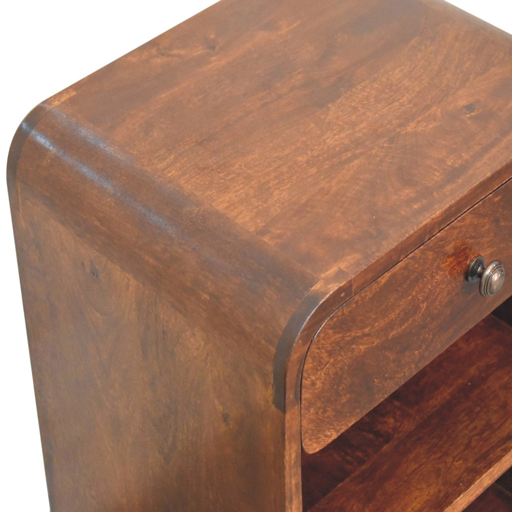Table de chevet Aspen ouvert