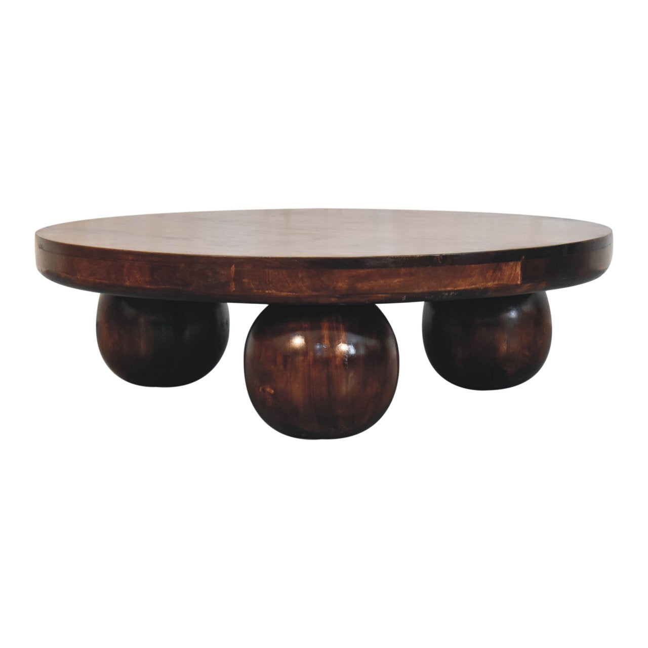 Table à manger Noyer De Californie Ball Feet