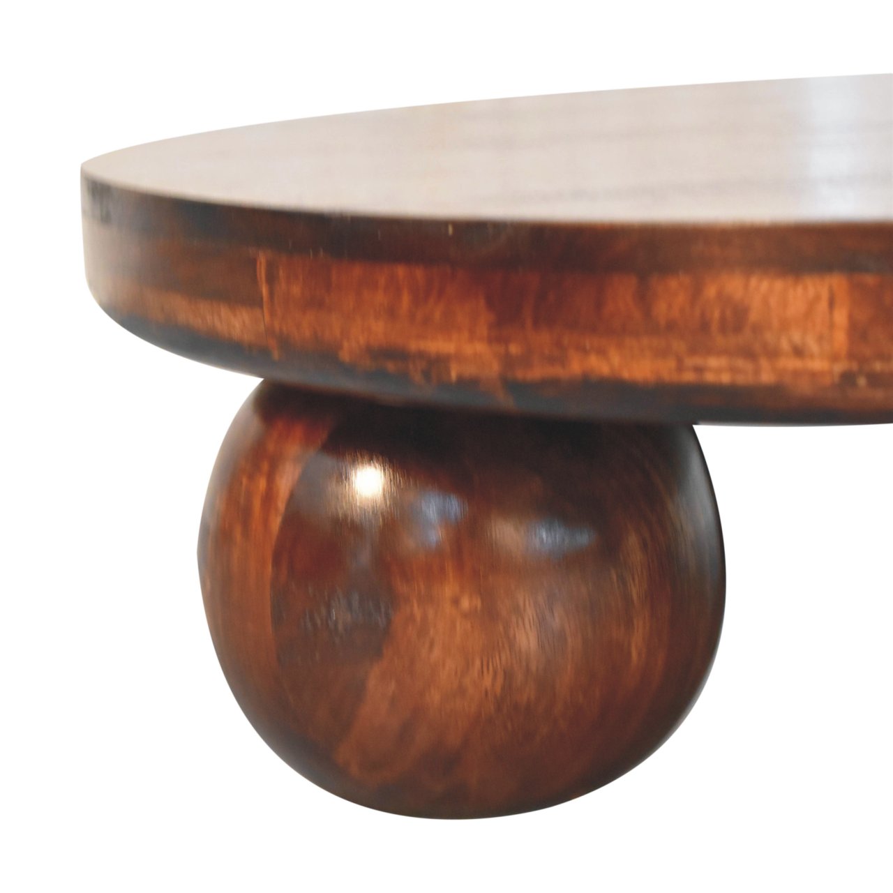 Table à manger Noyer De Californie Ball Feet