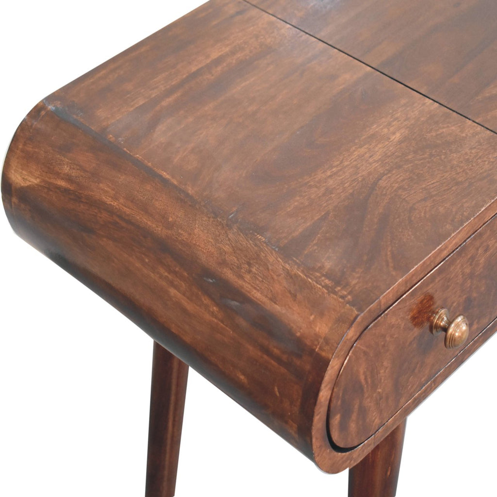 Coiffeuse Noyer De Californie Foldable miroir