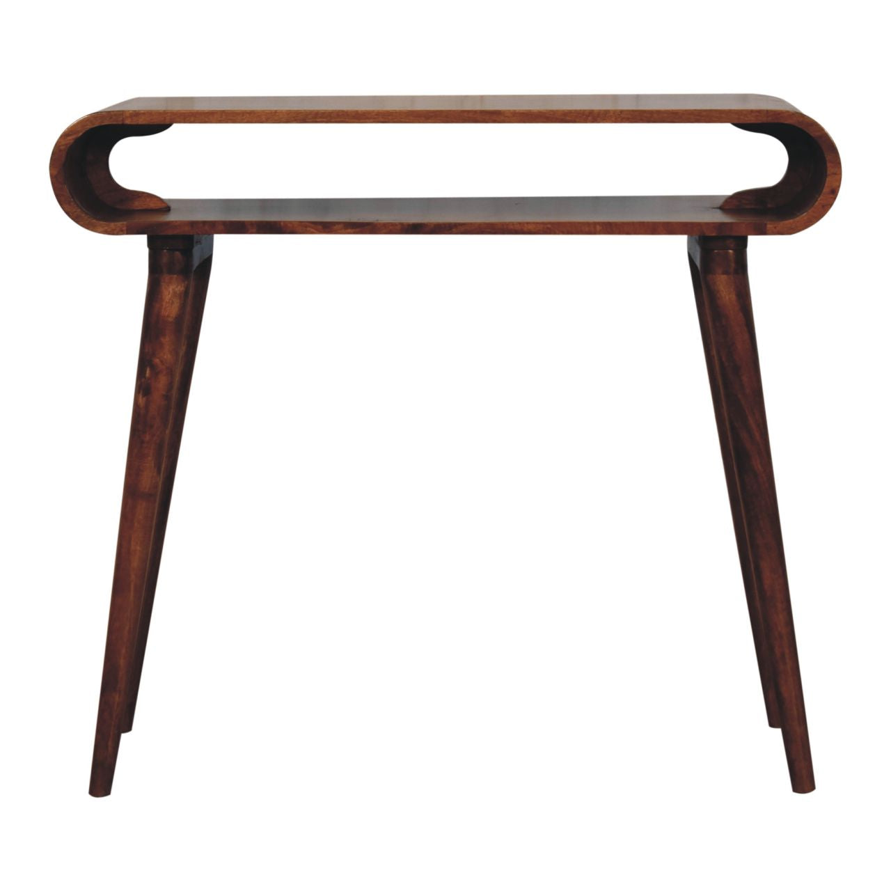 Console Amaya miel caramel scandinave style