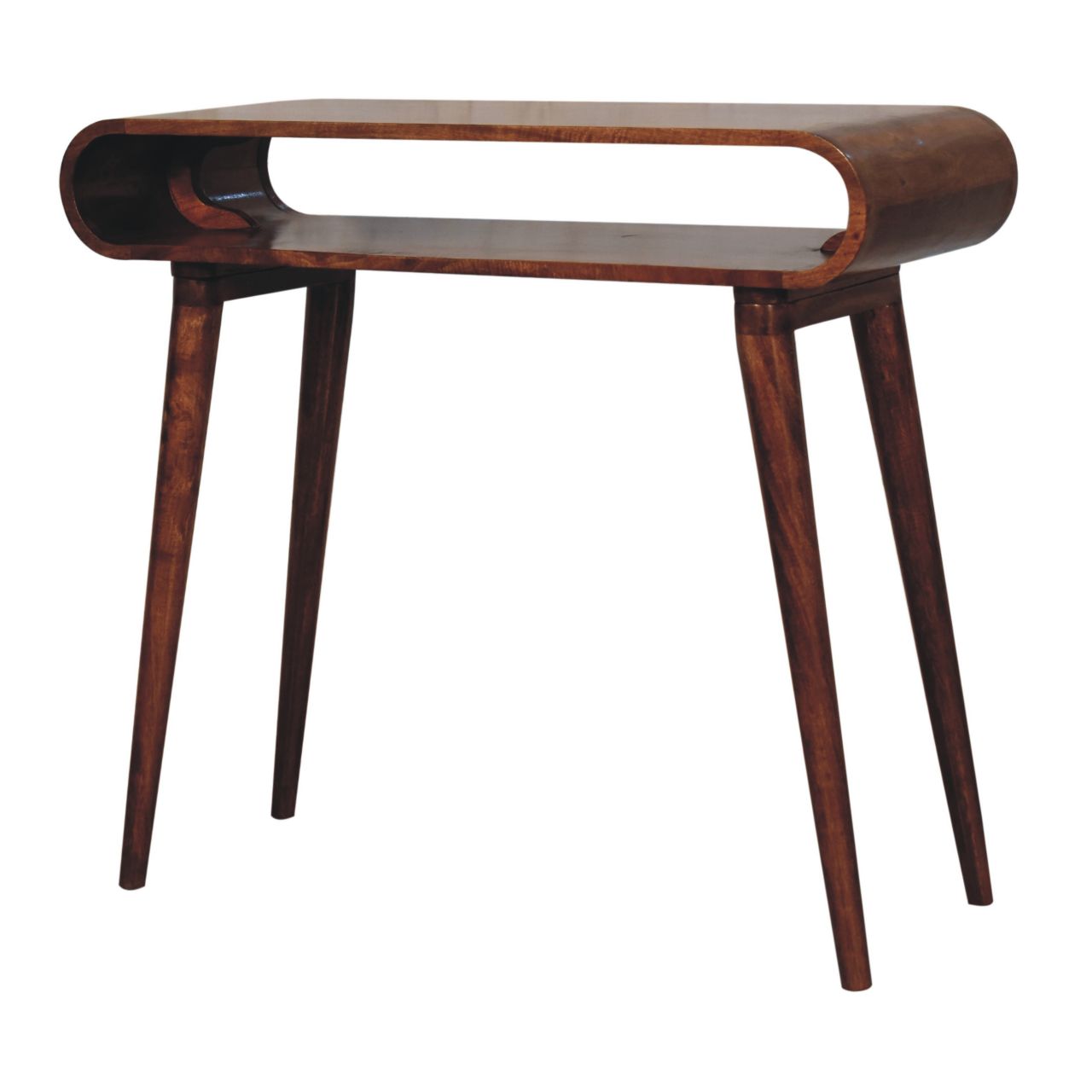 Console Amaya miel caramel scandinave style