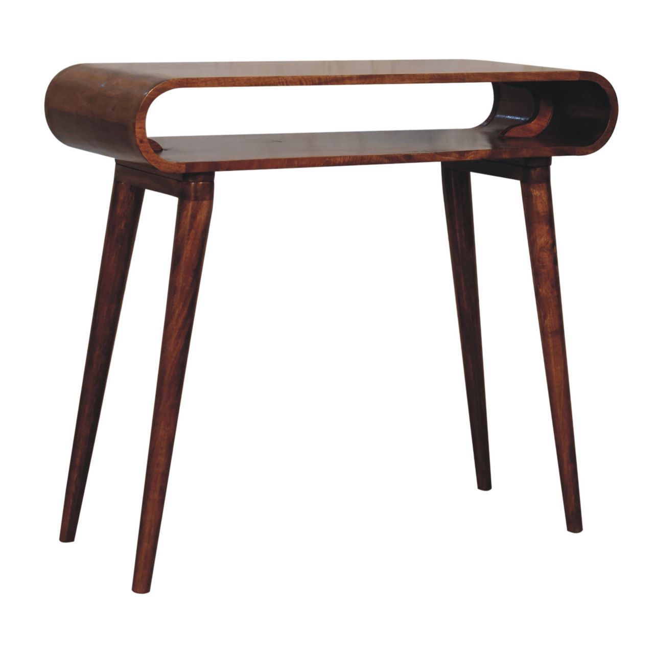 Console Amaya miel caramel scandinave style