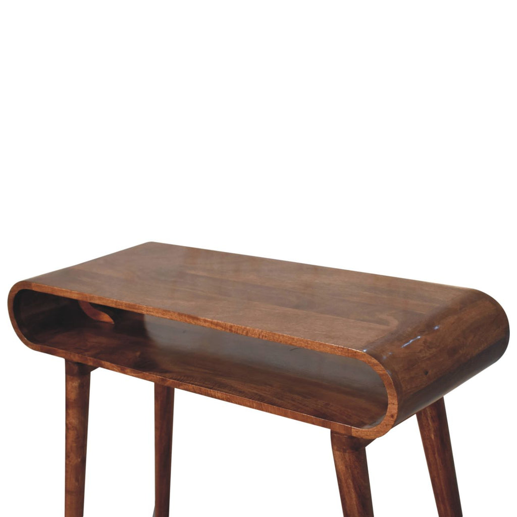 Console Amaya miel caramel scandinave style