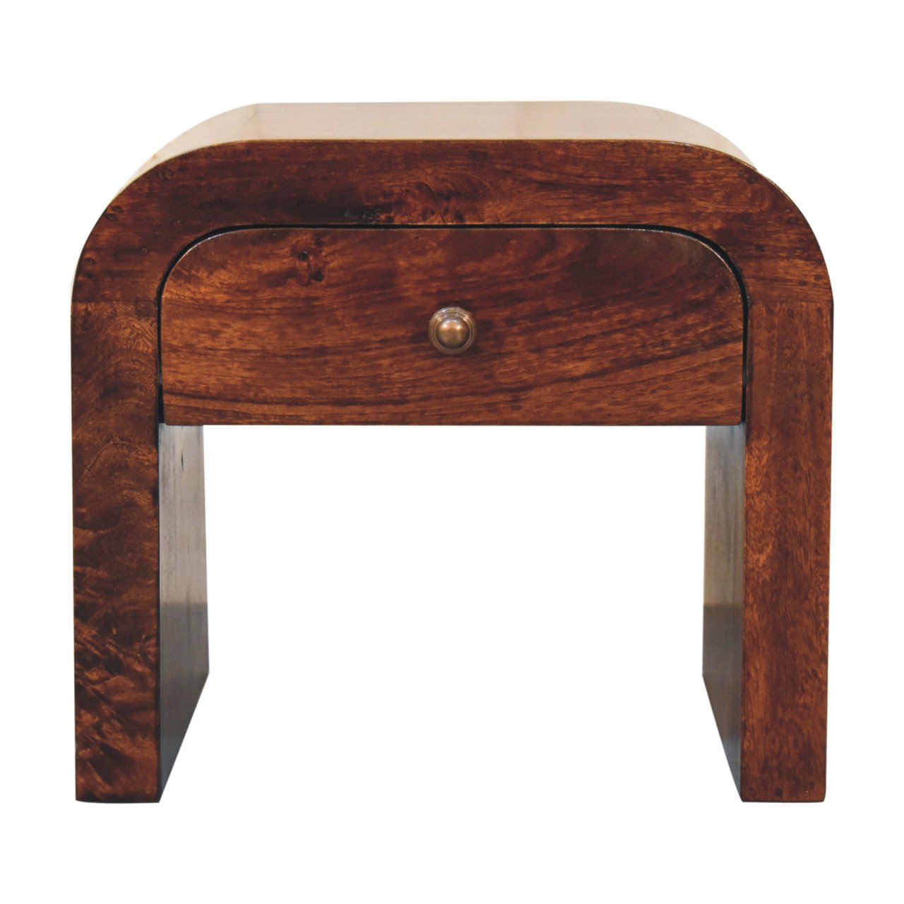 Table de chevet Noyer De Californie disque