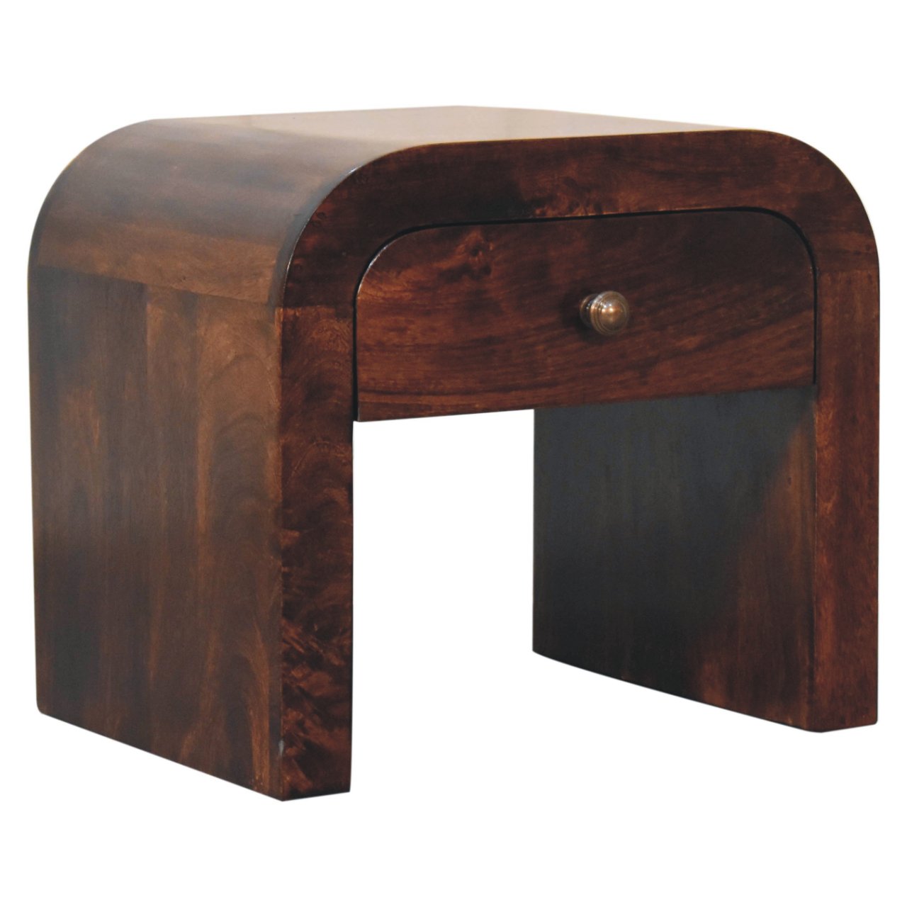 Table de chevet Noyer De Californie disque