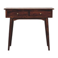 Console Noyer De Californie d'entrée 2 Tiroirs