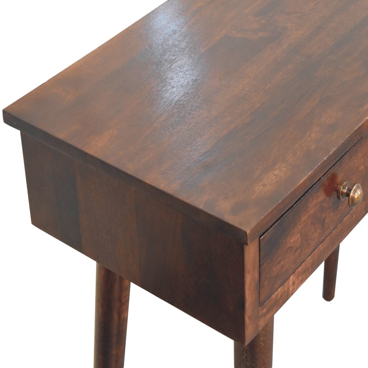 Console Noyer De Californie d'entrée 2 Tiroirs