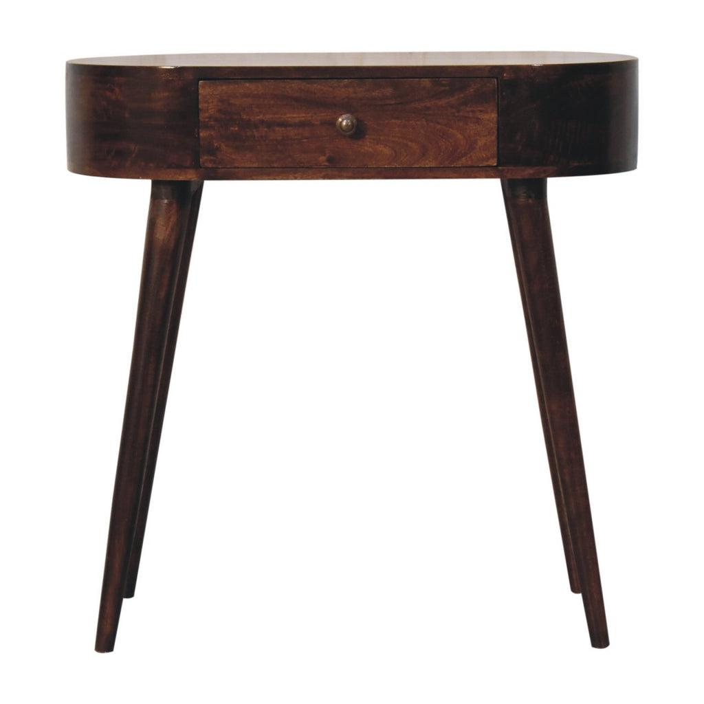 Console Noyer De Californie arrondi Small