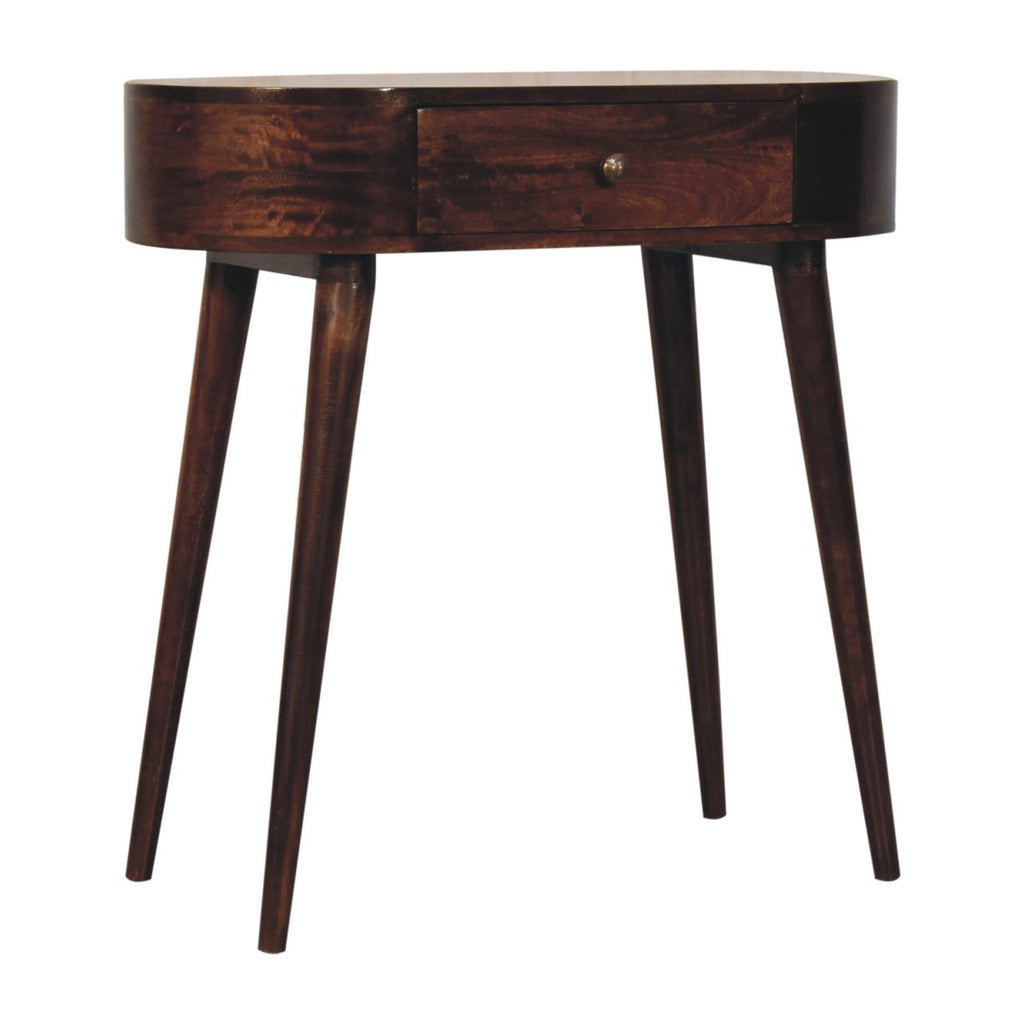 Console Noyer De Californie arrondi Small