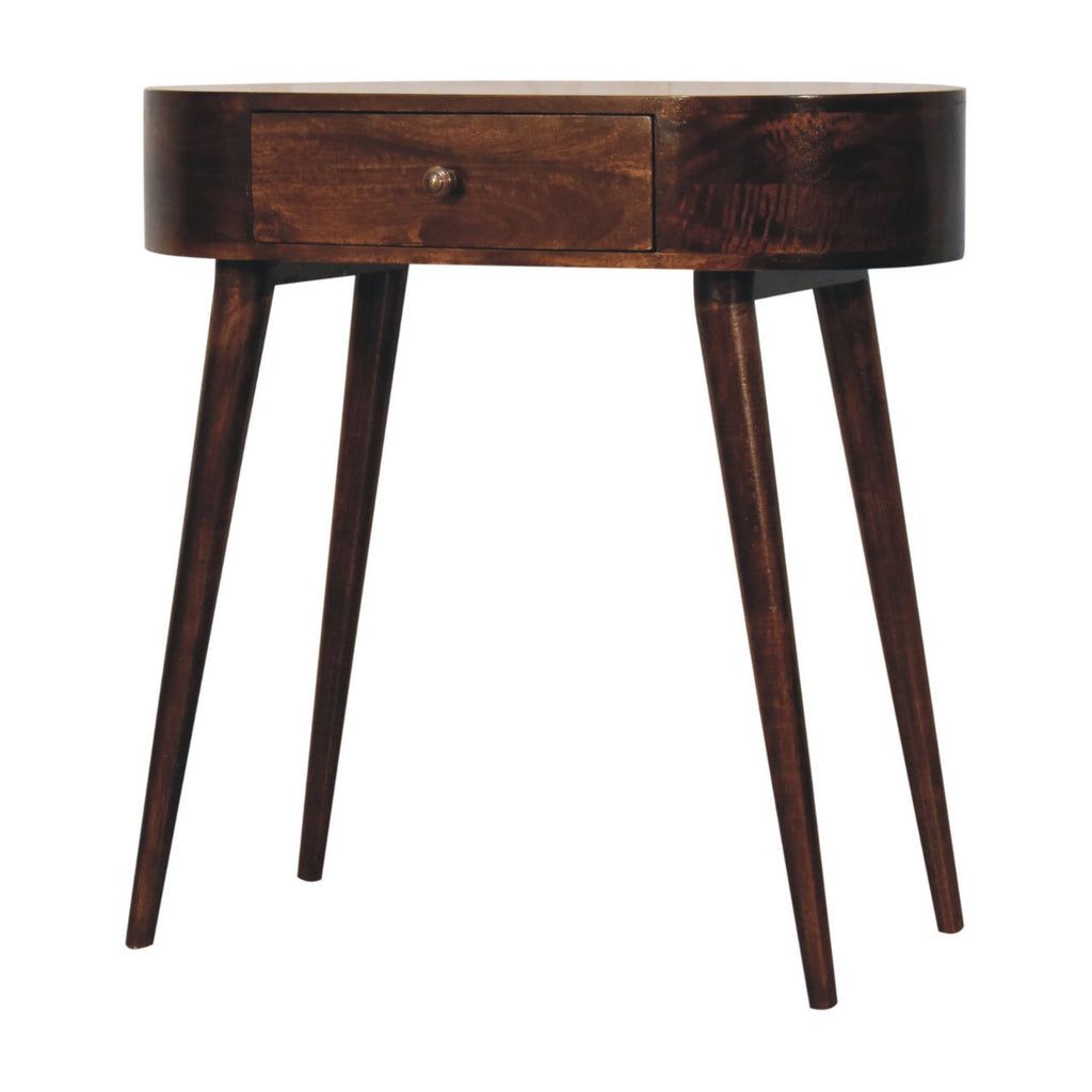 Console Noyer De Californie arrondi Small