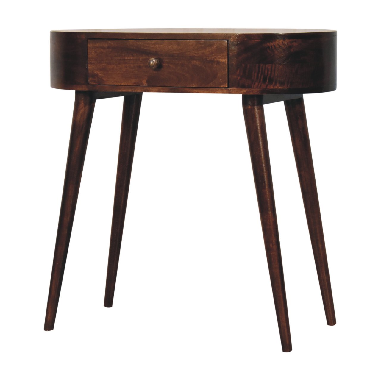 Console Noyer De Californie arrondi Small
