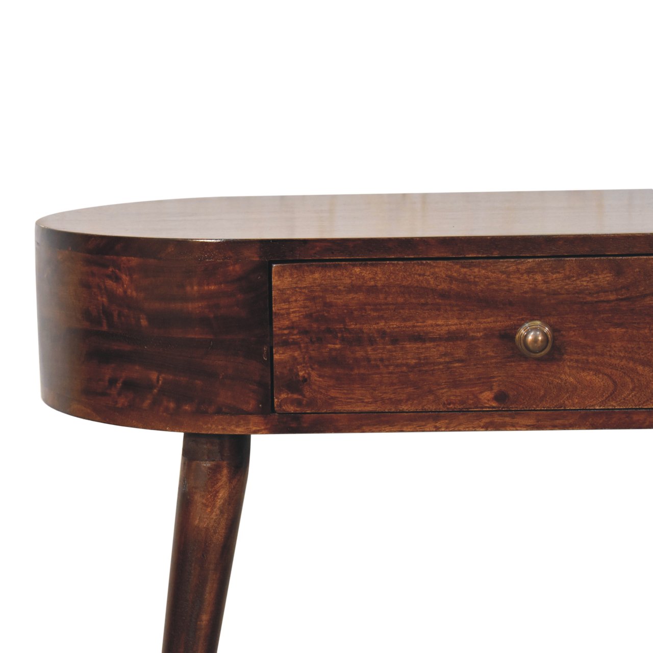 Console Noyer De Californie arrondi Small