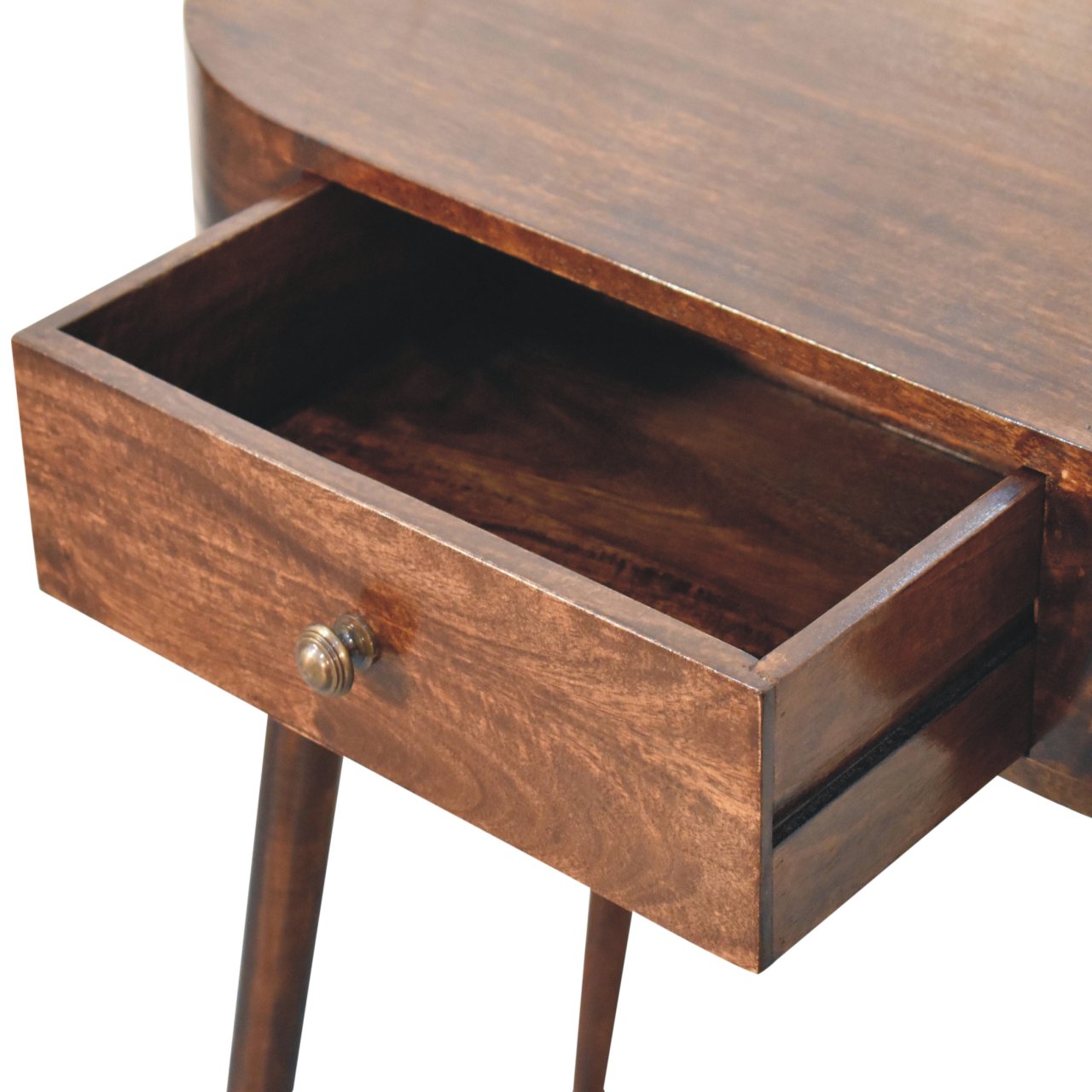 Console Noyer De Californie arrondi Small