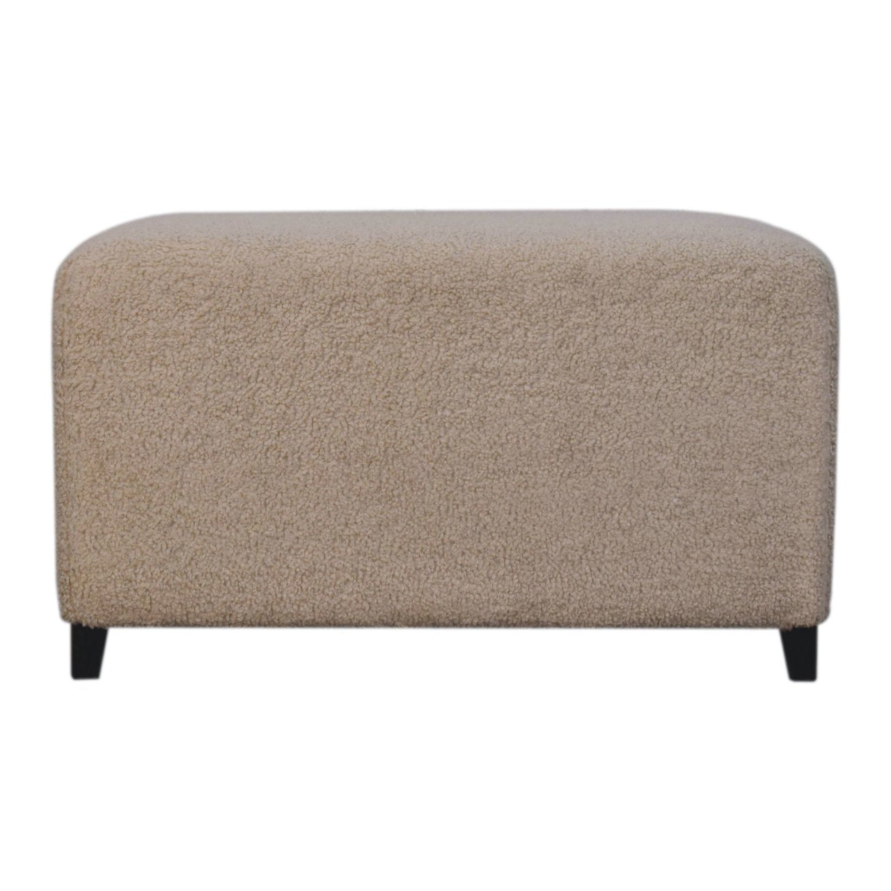 Pouf Bliss crème bouclé