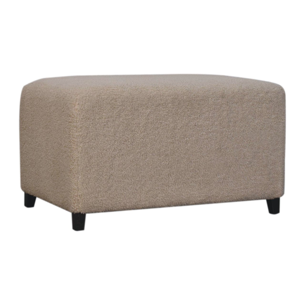 Pouf Bliss crème bouclé