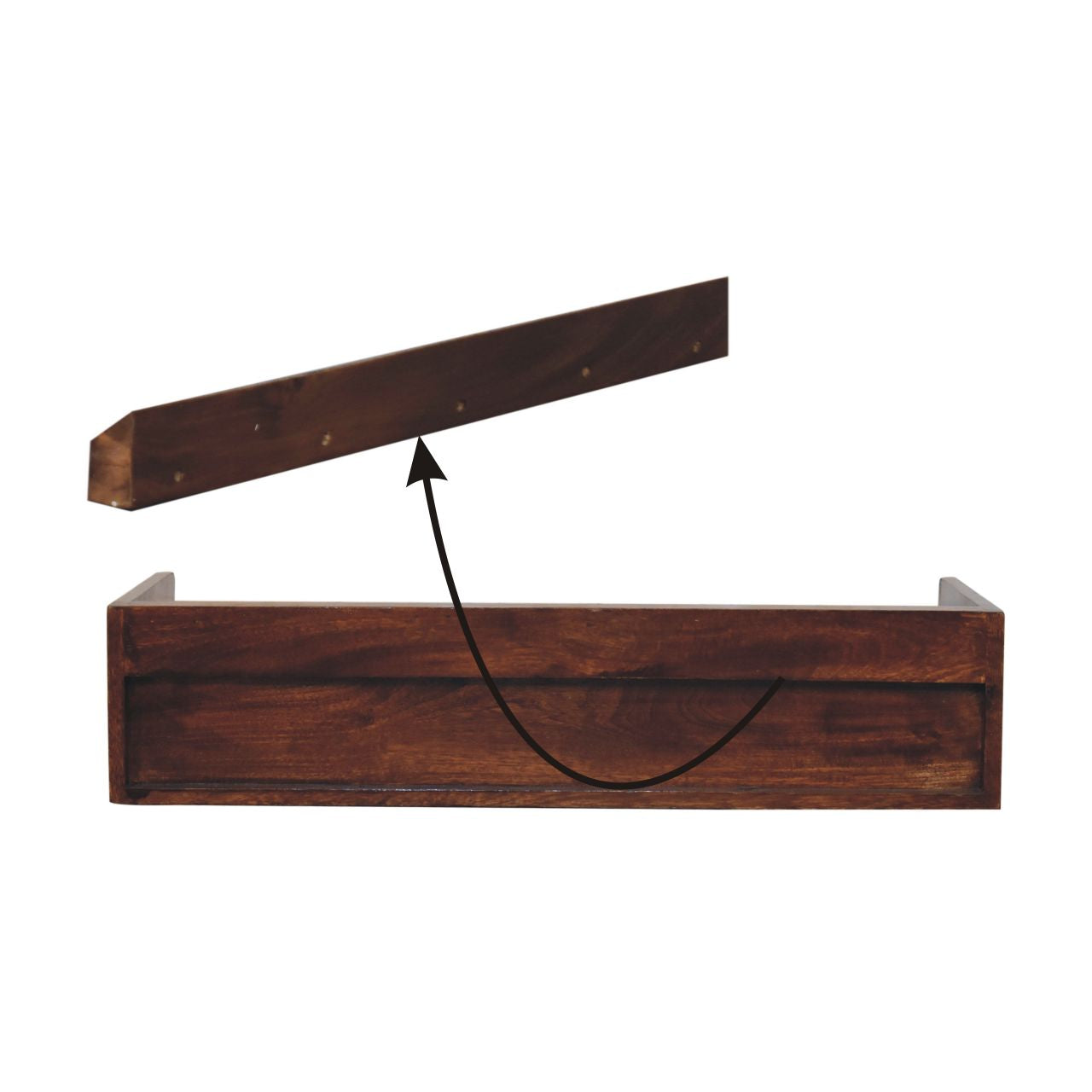 Console Belmont mural Shelf