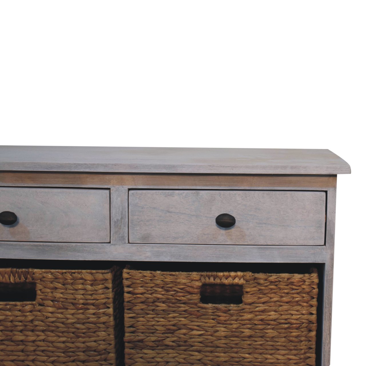 Buffet délavé Acide panier rangement