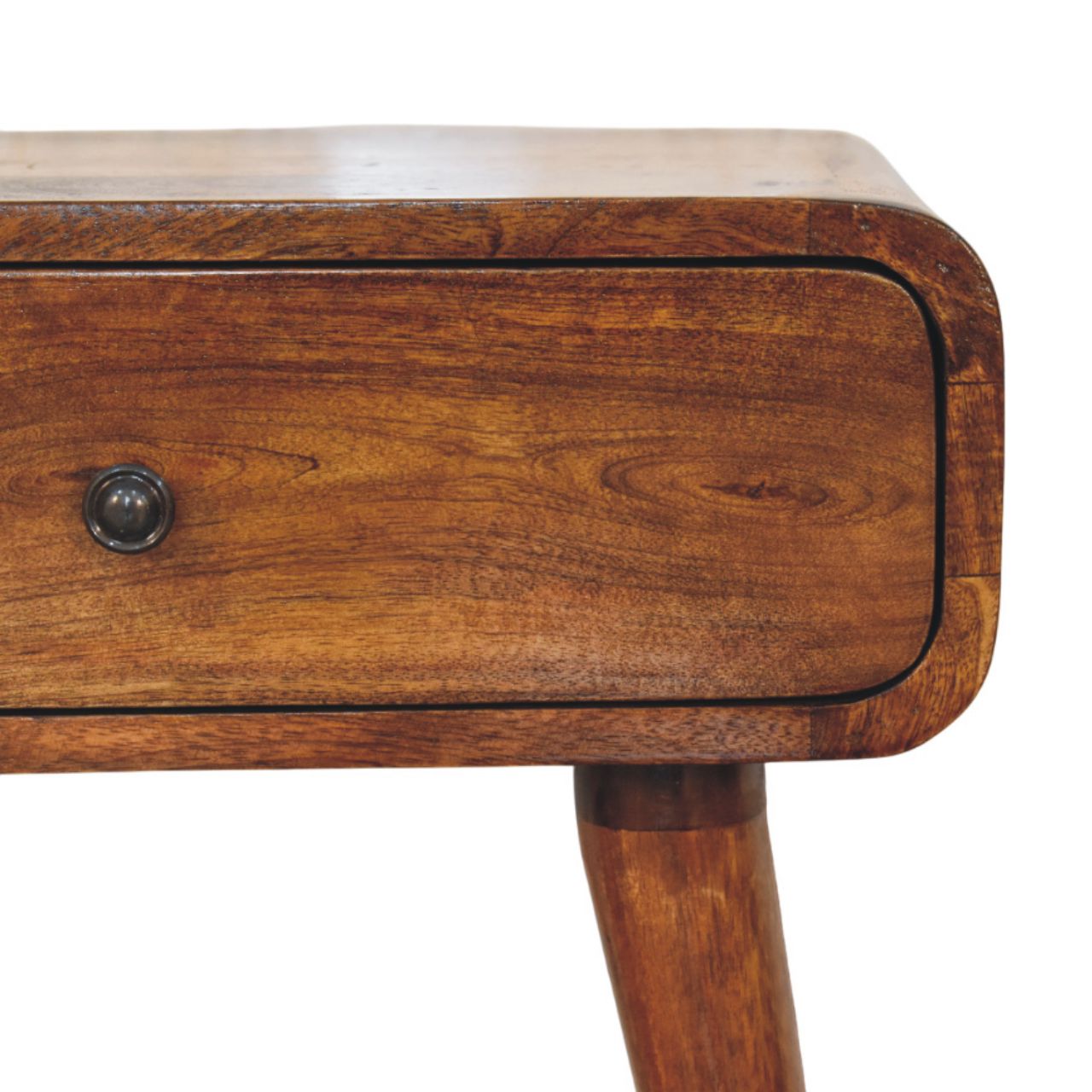 Table de chevet Avora châtaigne 1 Tiroirs