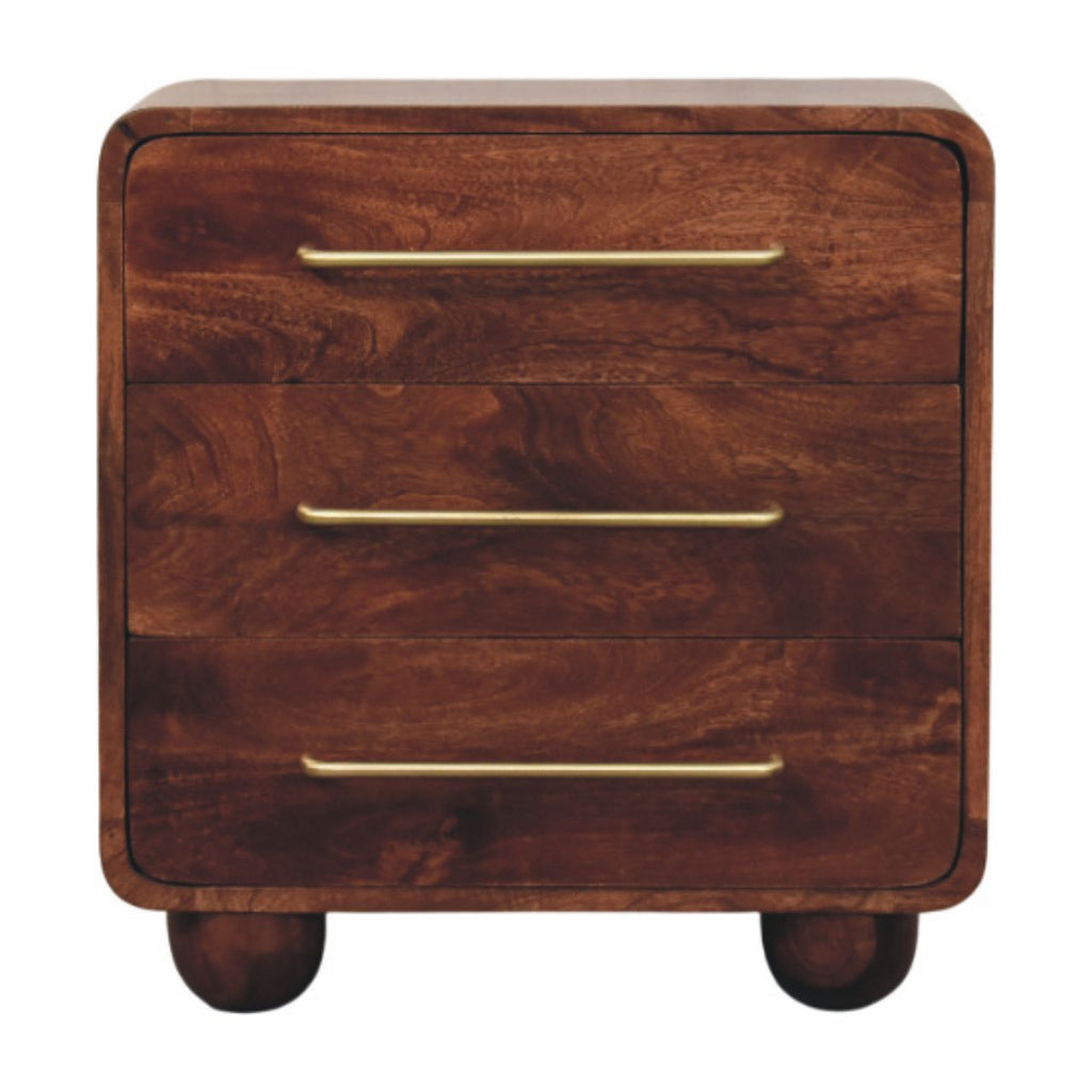 Commode 3 Tiroirs arrondi