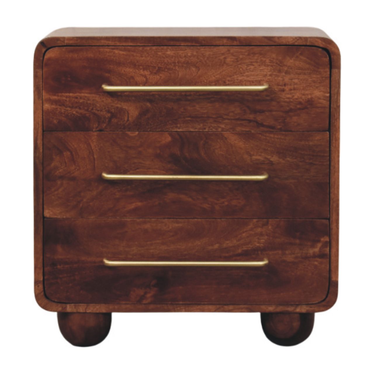 Commode 3 Tiroirs arrondi