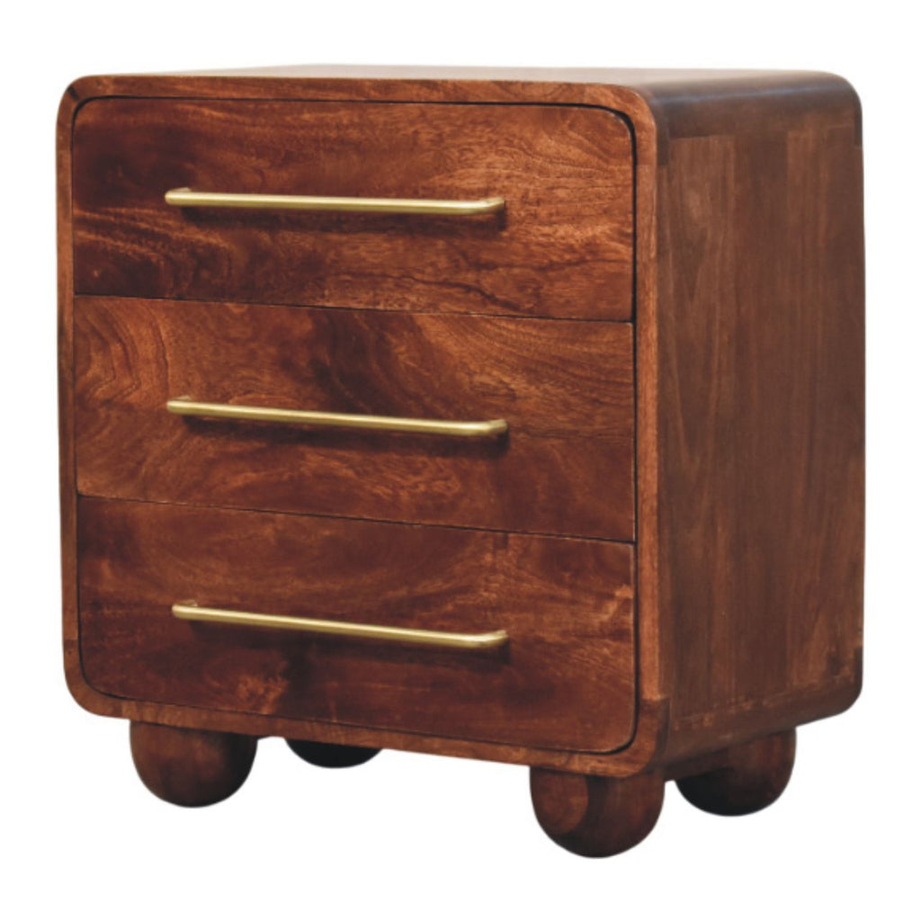 Commode 3 Tiroirs arrondi