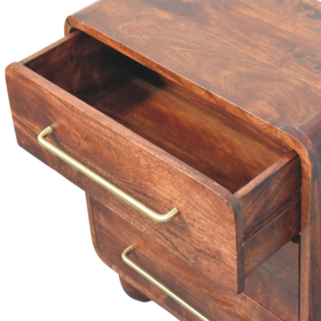 Commode 3 Tiroirs arrondi