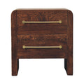 Table de chevet Aurelio chêne fumé