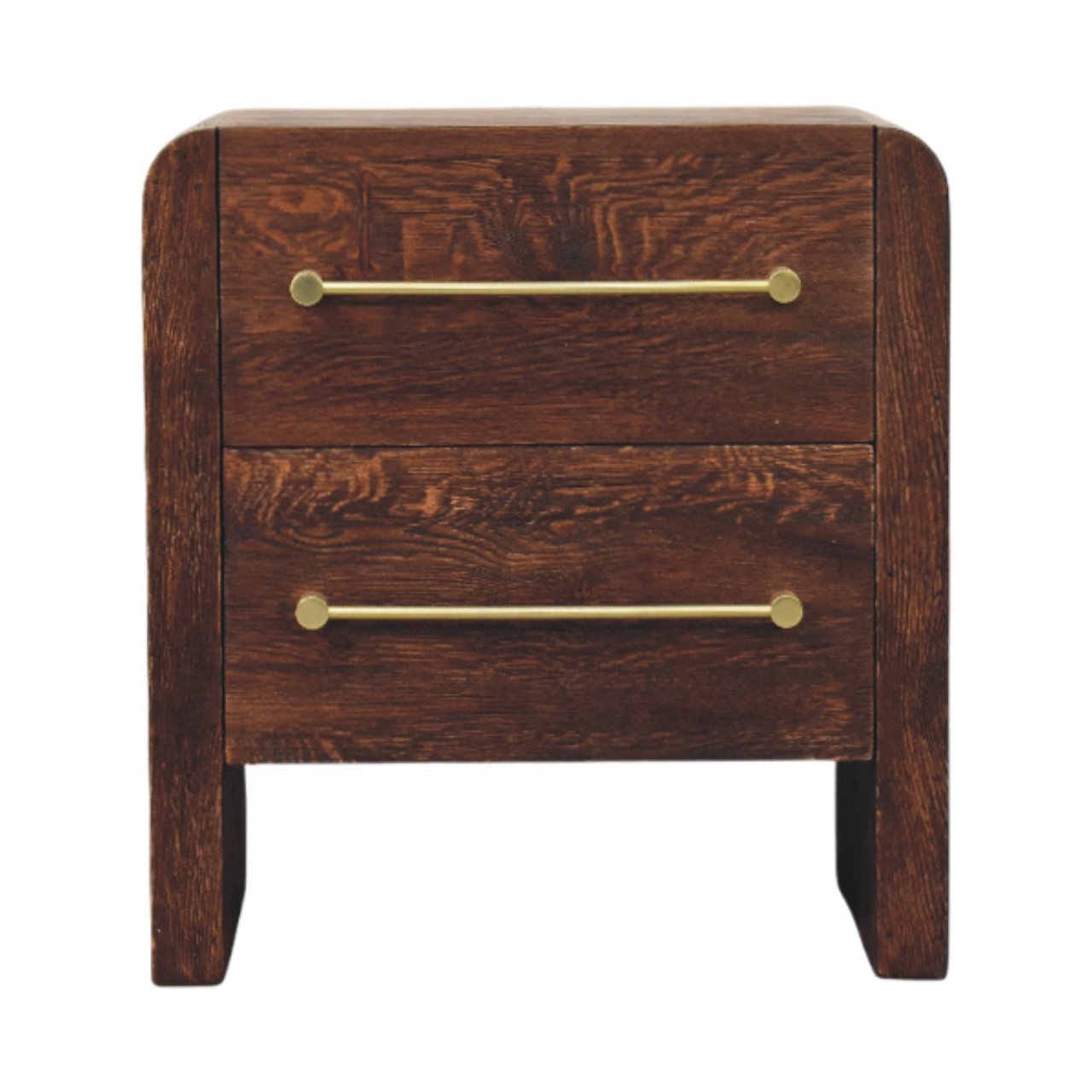 Table de chevet Aurelio chêne fumé