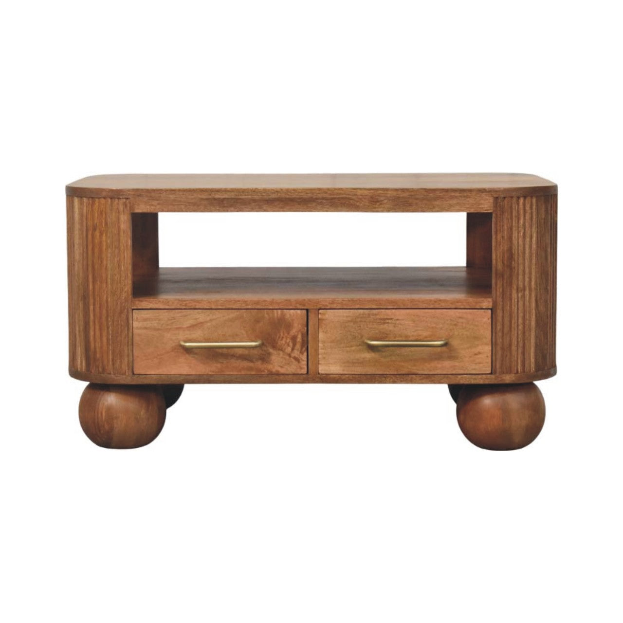 Table basse Briarwood cannelé