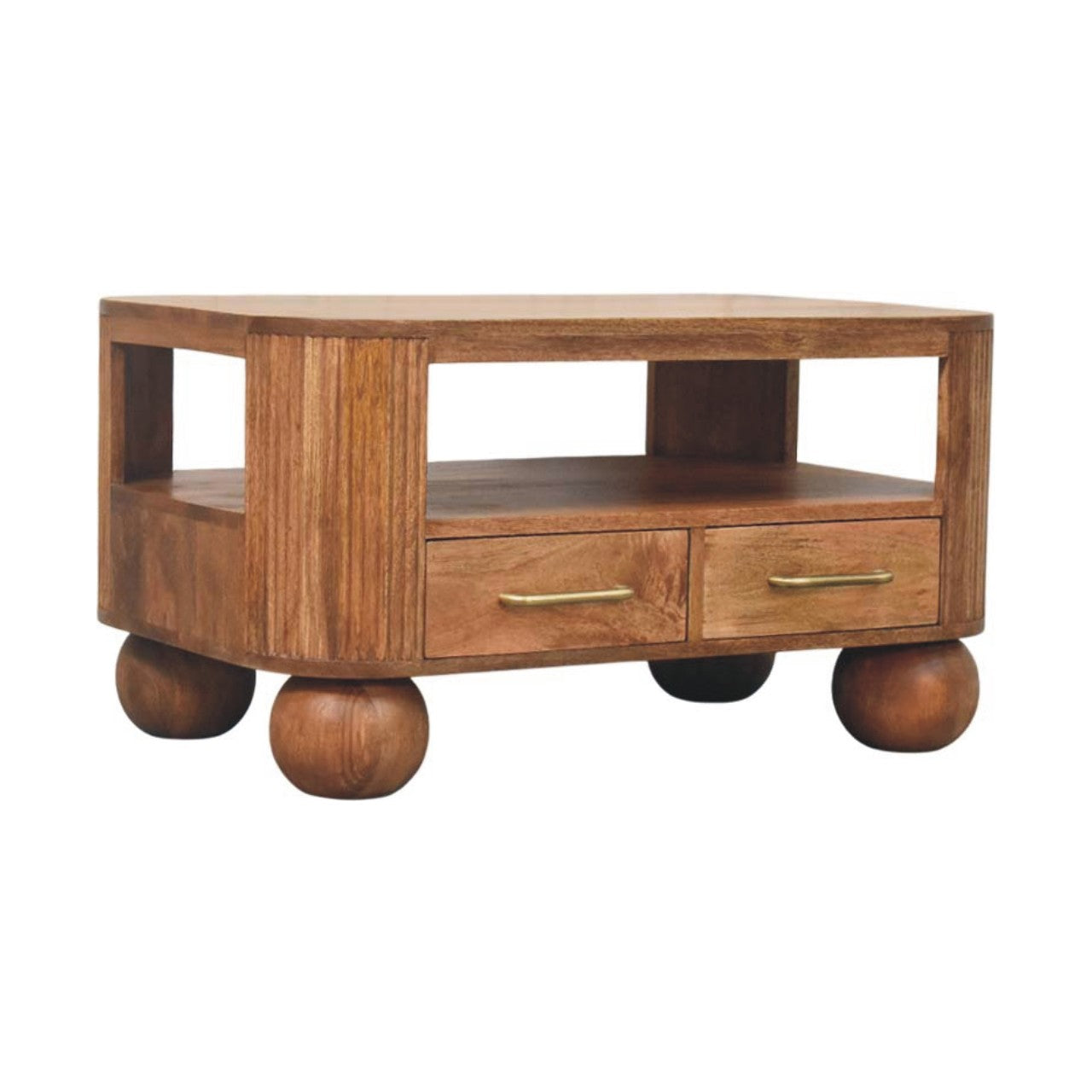 Table basse Briarwood cannelé