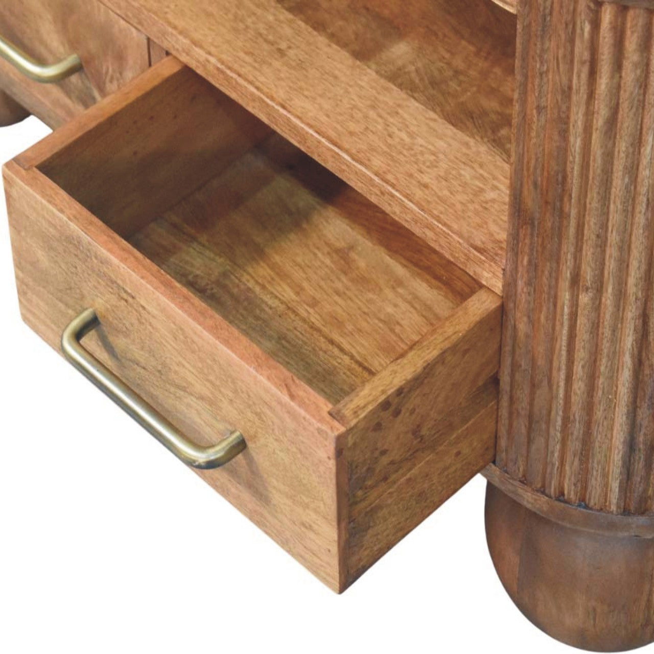 Table basse Briarwood cannelé