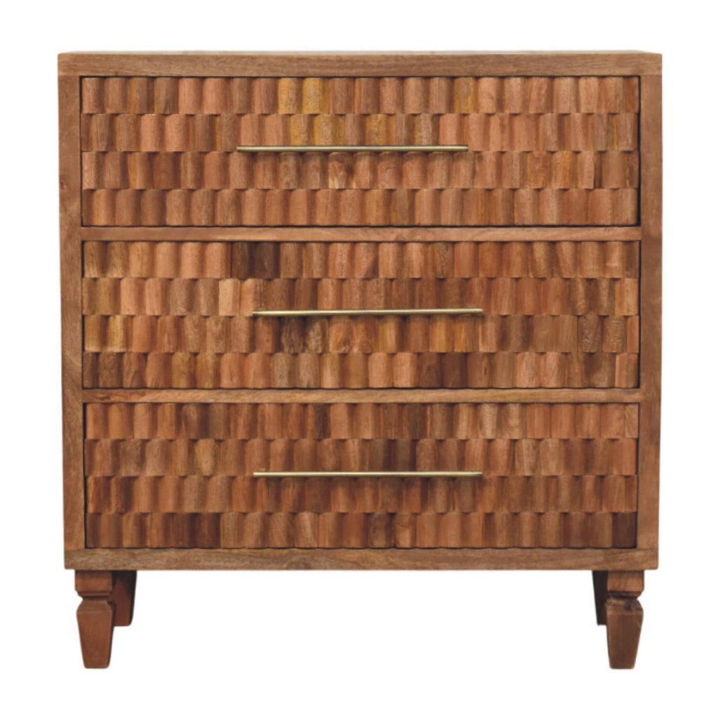 Commode Cadiz sculpté rangement