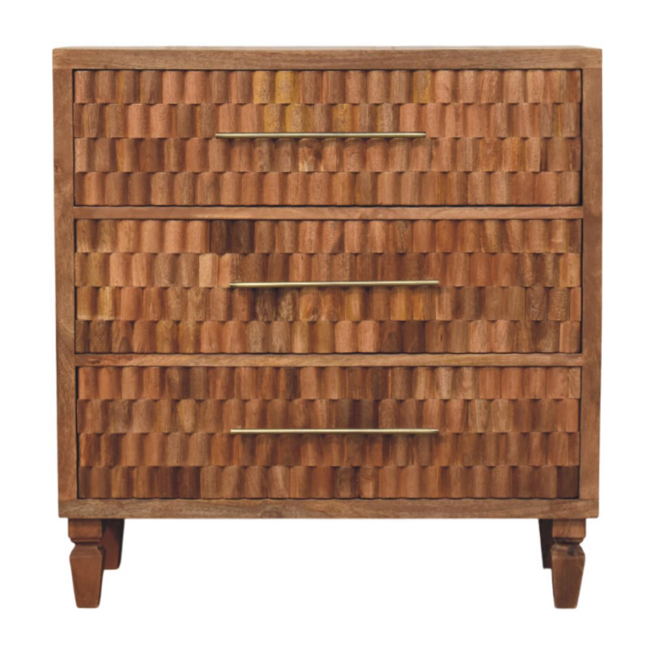 Commode Cadiz sculpté rangement