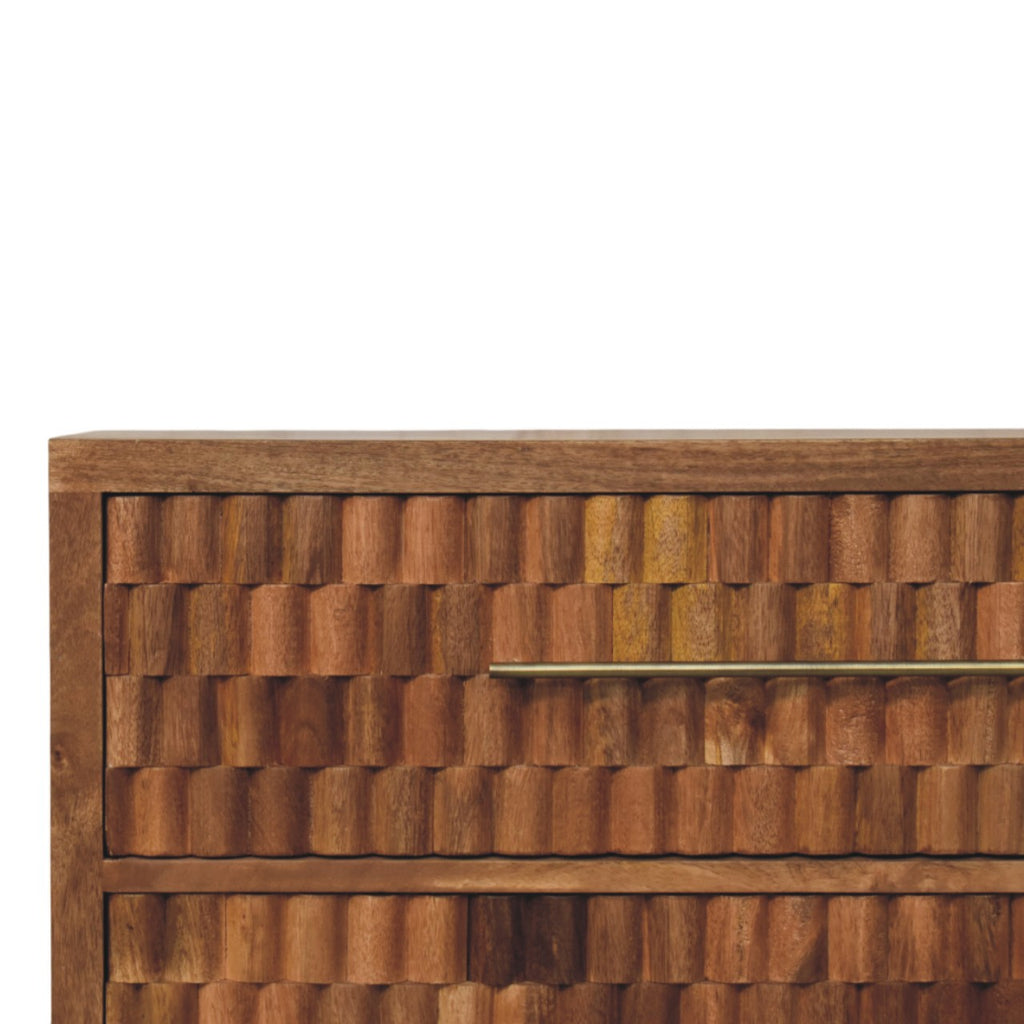 Commode Cadiz sculpté rangement