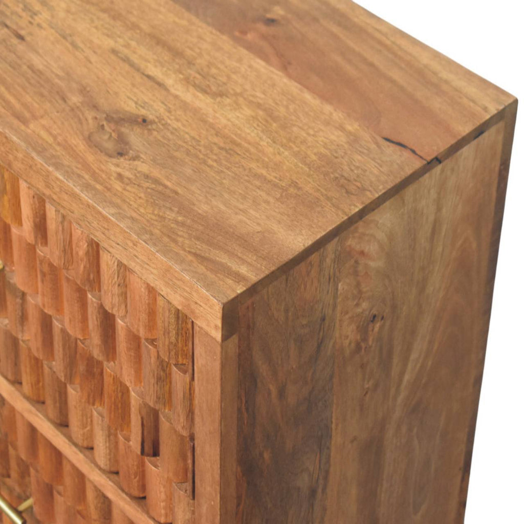 Commode Cadiz sculpté rangement