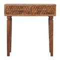 Console Cadiz sculpté Twin tiroir
