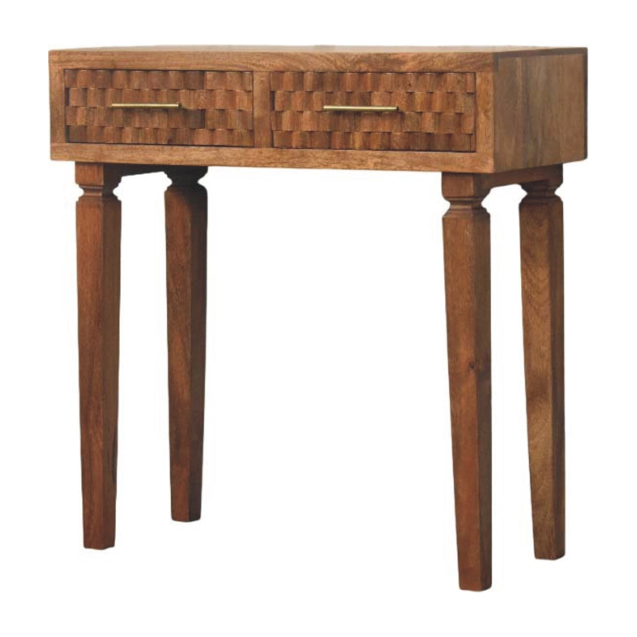 Console Cadiz sculpté Twin tiroir